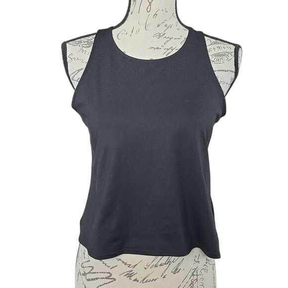 90 Degree by Reflex Women's Size Small Black Athletic Open Wrap Back Tank Top - Picture 1 of 4